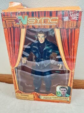 Vintage Year 2000 Collectible Justin Timberlake (NSYNC) Marionette Doll